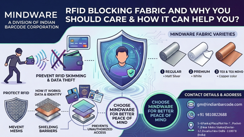 RFID Blocker By Mindware Secure your belongings And Give a Peace to Your Mind